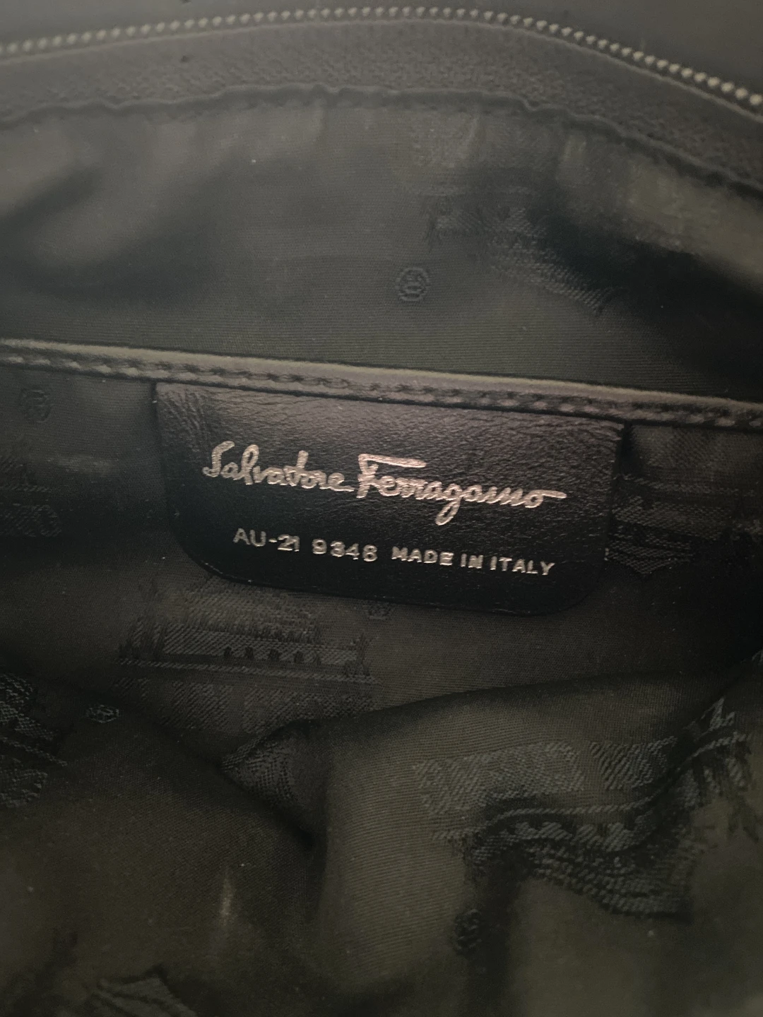 Salvatore Ferragamo Black Handbag with Chain Straps - photo 3