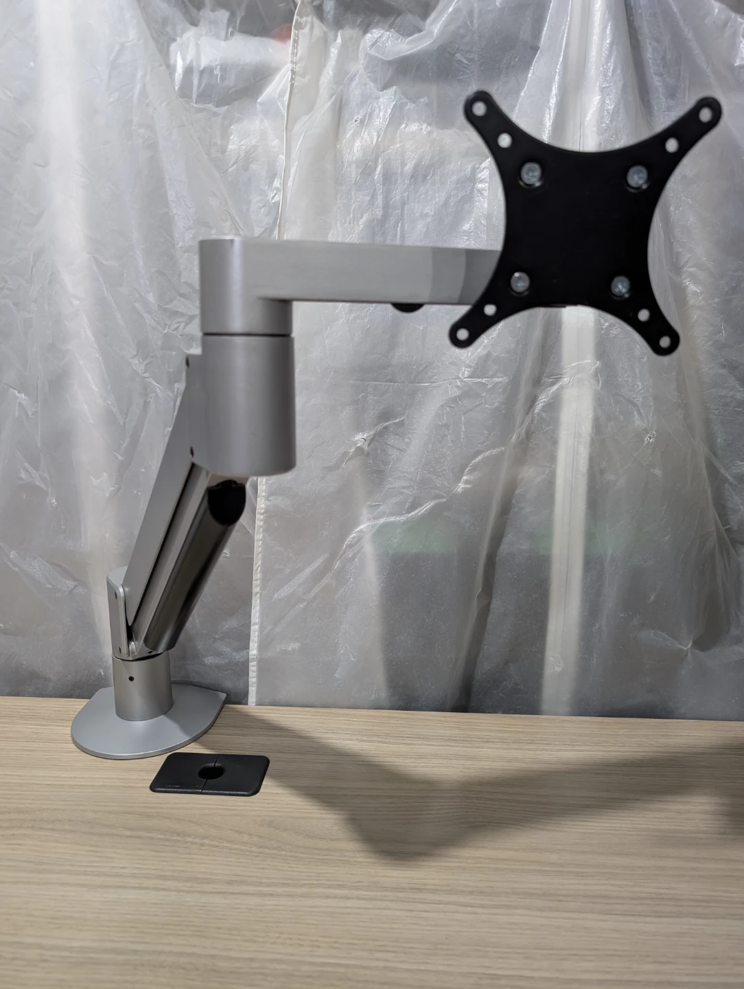 Silver Monitor Desk Mount Arm (Heavy Duty)