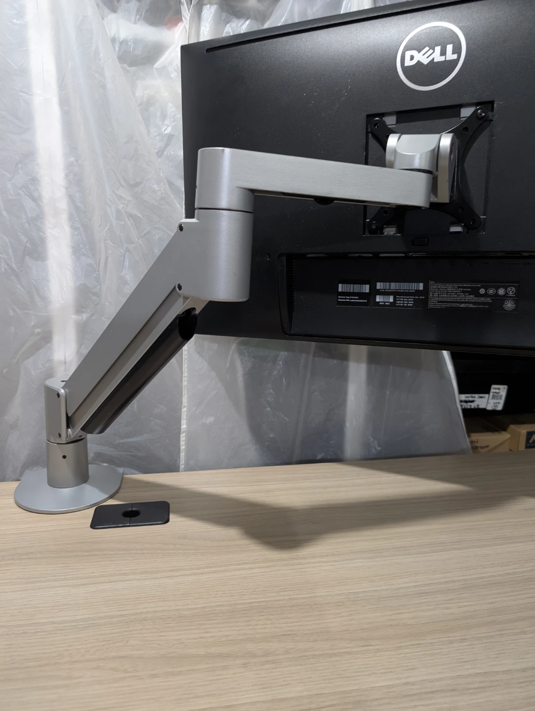 Silver Monitor Desk Mount Arm (Heavy Duty) - photo 2