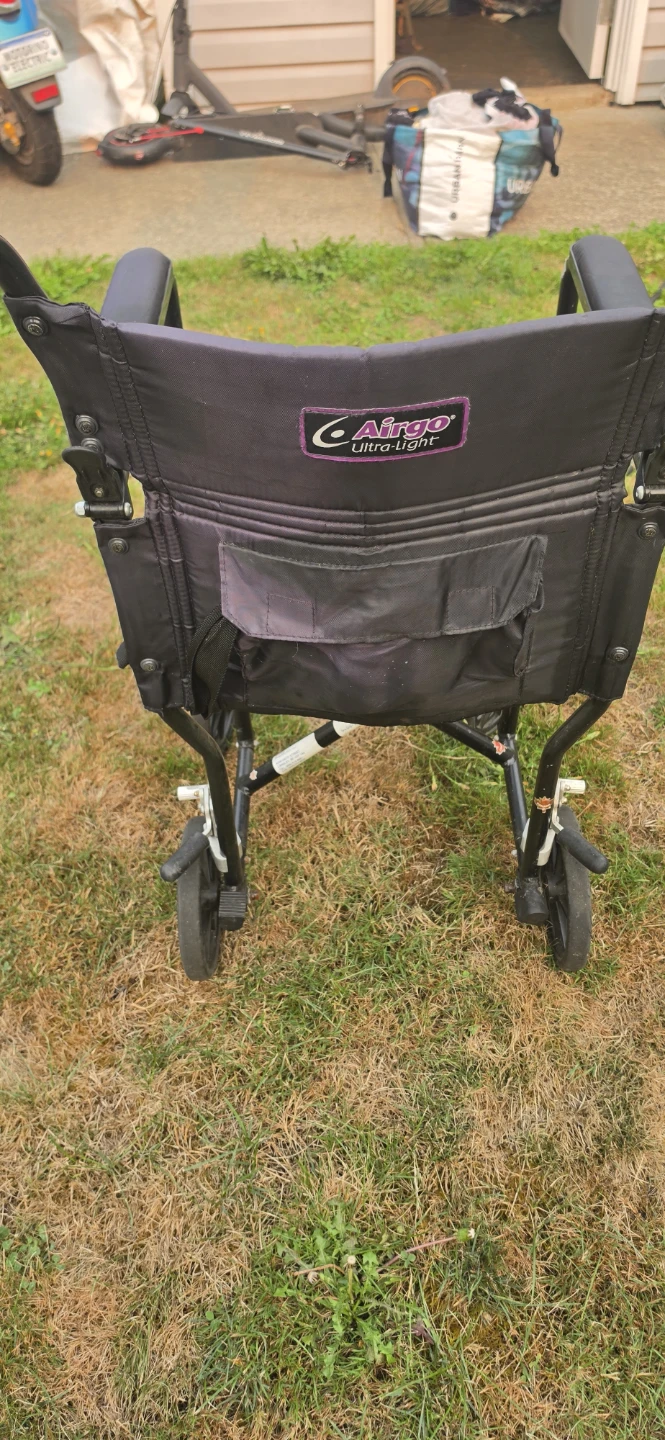 Airgo Comfort-Plus Lightweight Transport Chair