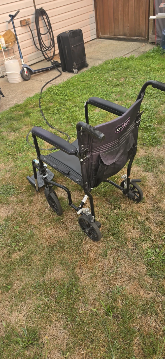 Airgo Comfort-Plus Lightweight Transport Chair - photo 2