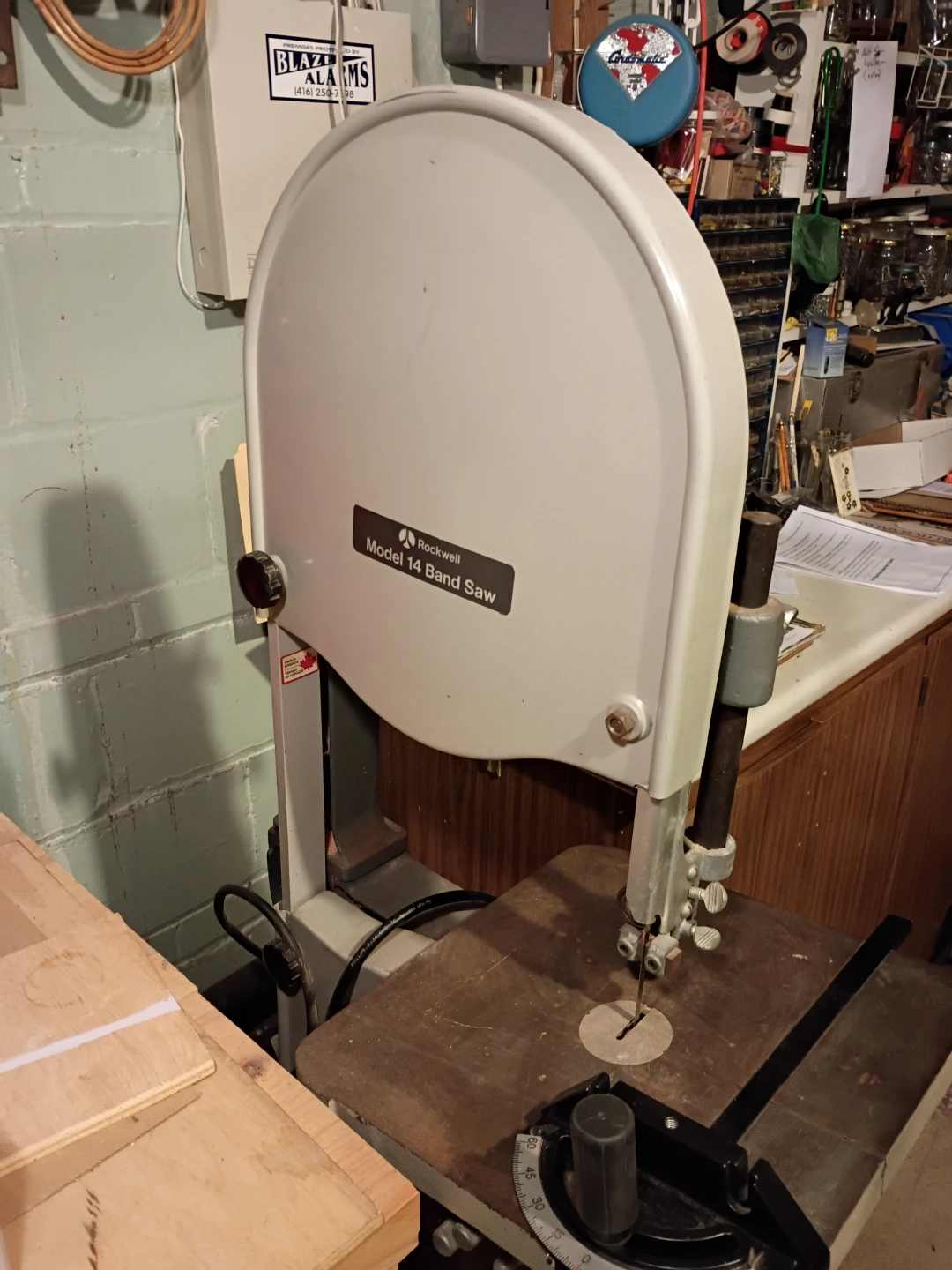 Rockwell Model 14 Band Saw – $380 CAD