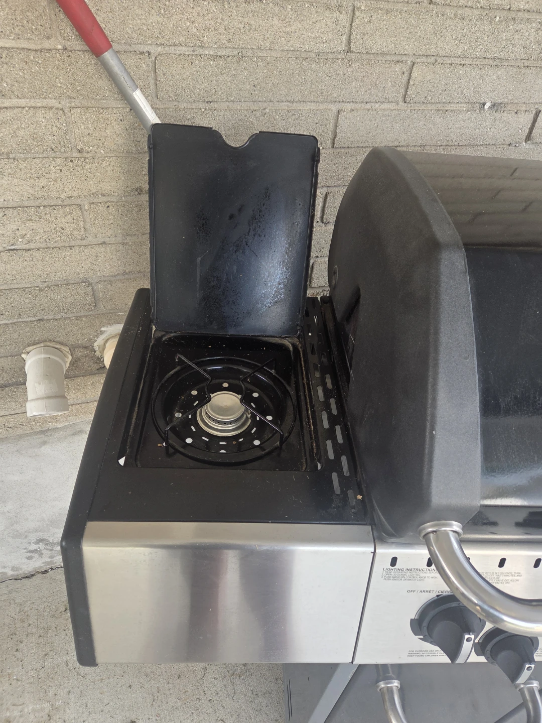 Broilmate Propane Gas Grill with Side Burner - photo 2