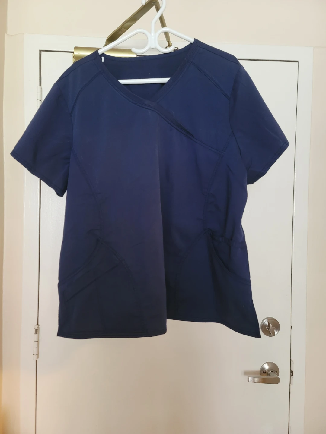 Assorted Scrub Tops And 2 Pair Black Pants - photo 4