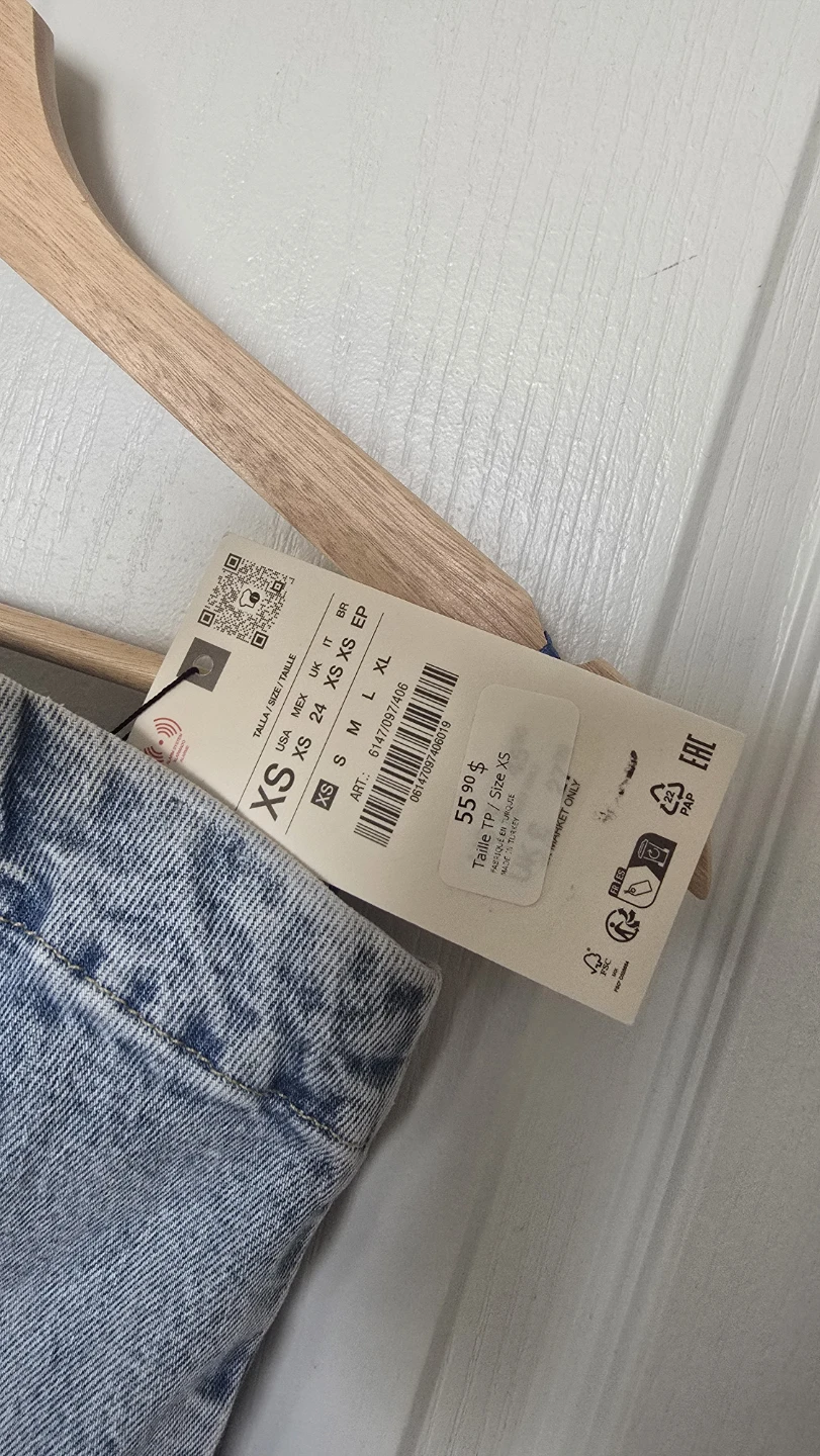Zara Denim Corset Top XS - photo 2