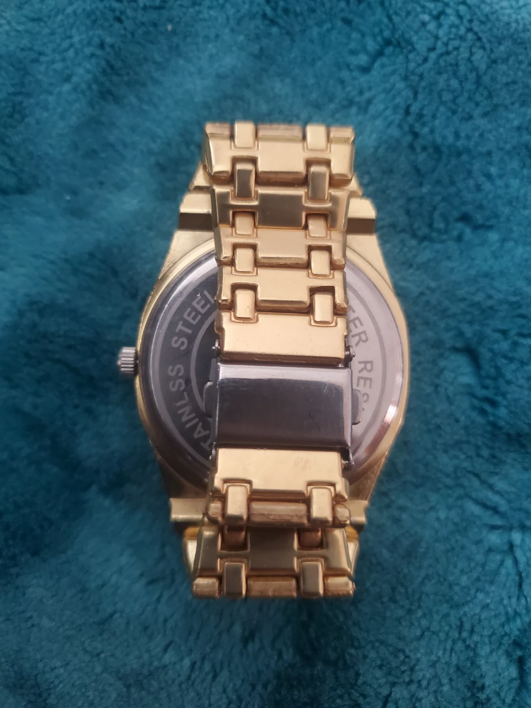 Gold coloured men's watch - photo 2