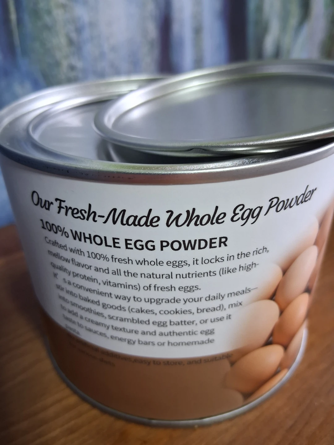 Sealed Auspisee Dried Whole Egg Powder - 200g Can - photo 3