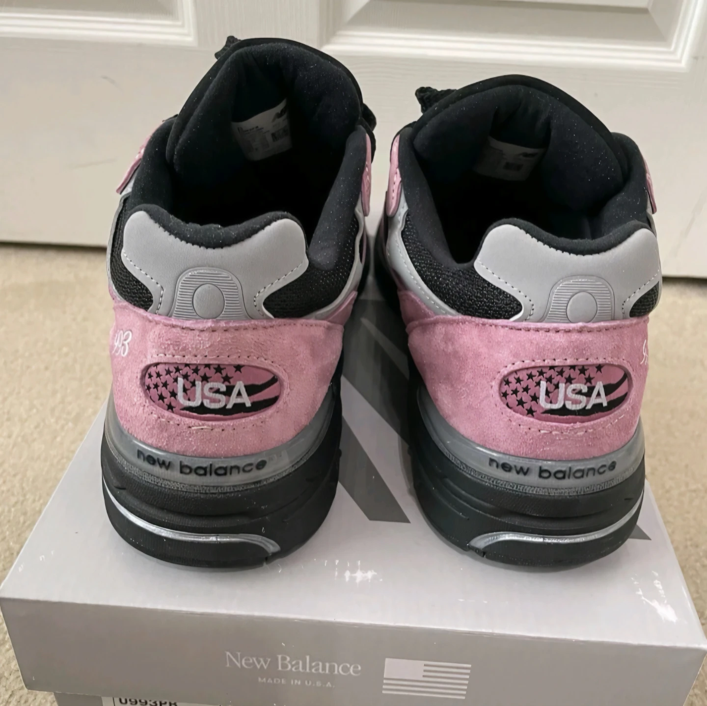 New Balance 993 Made in USA Pink Sneakers Men Size 10.5 - photo 4