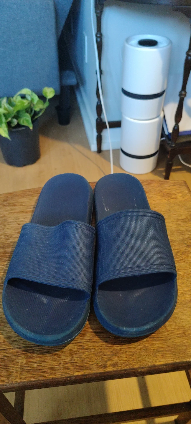 Men's Blue Slide Sandals