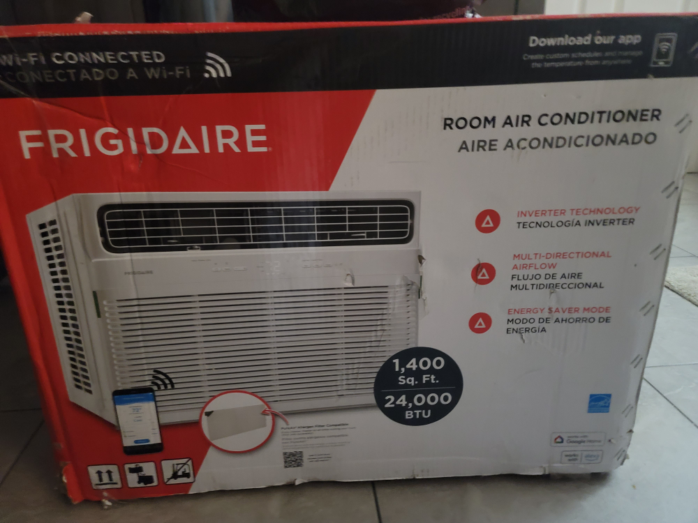 NEW Powerful Frigidaire Air Conditioner - 24,000 BTU