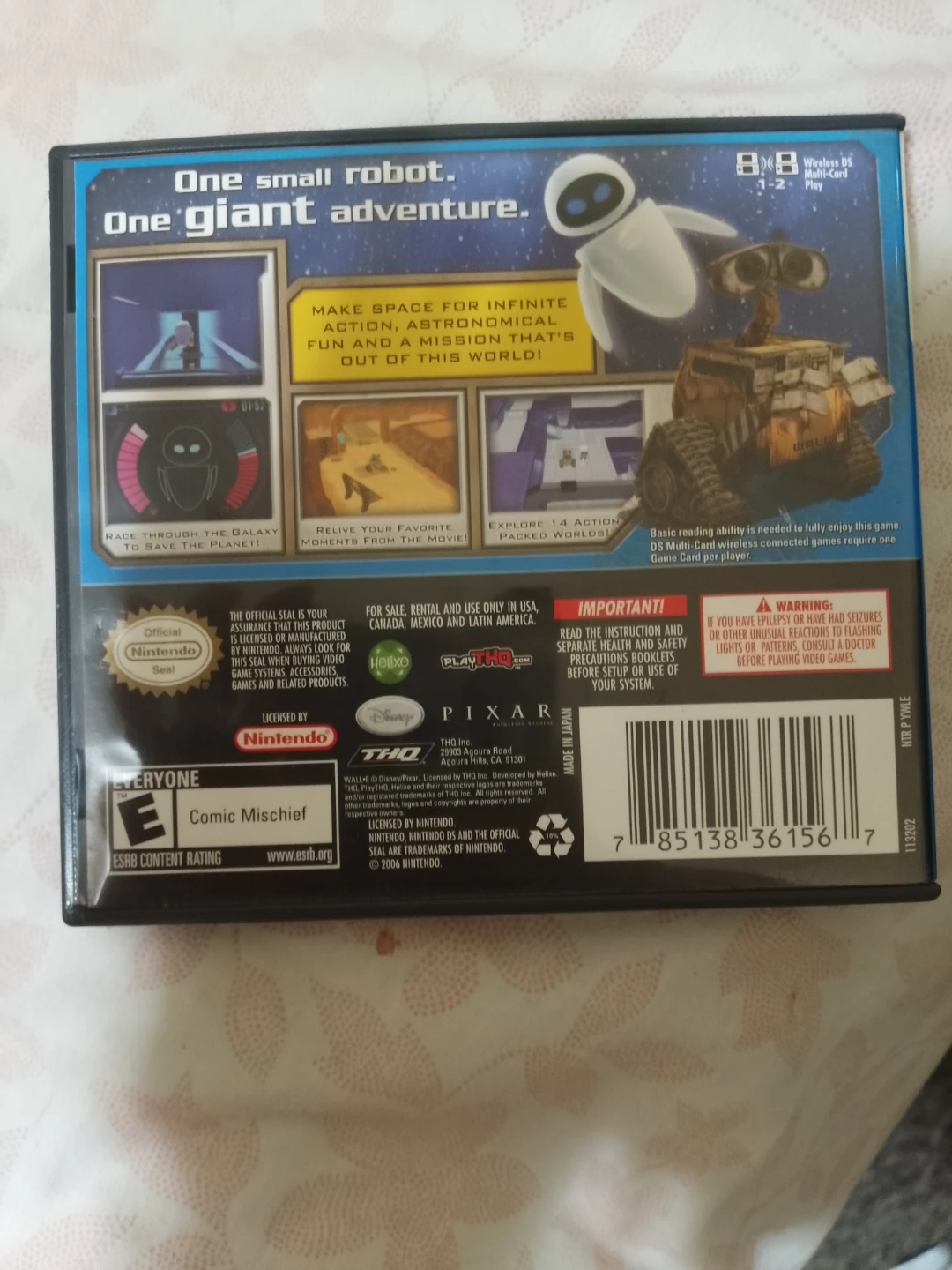 Nintendo DS WALL-E Video Game - photo 3