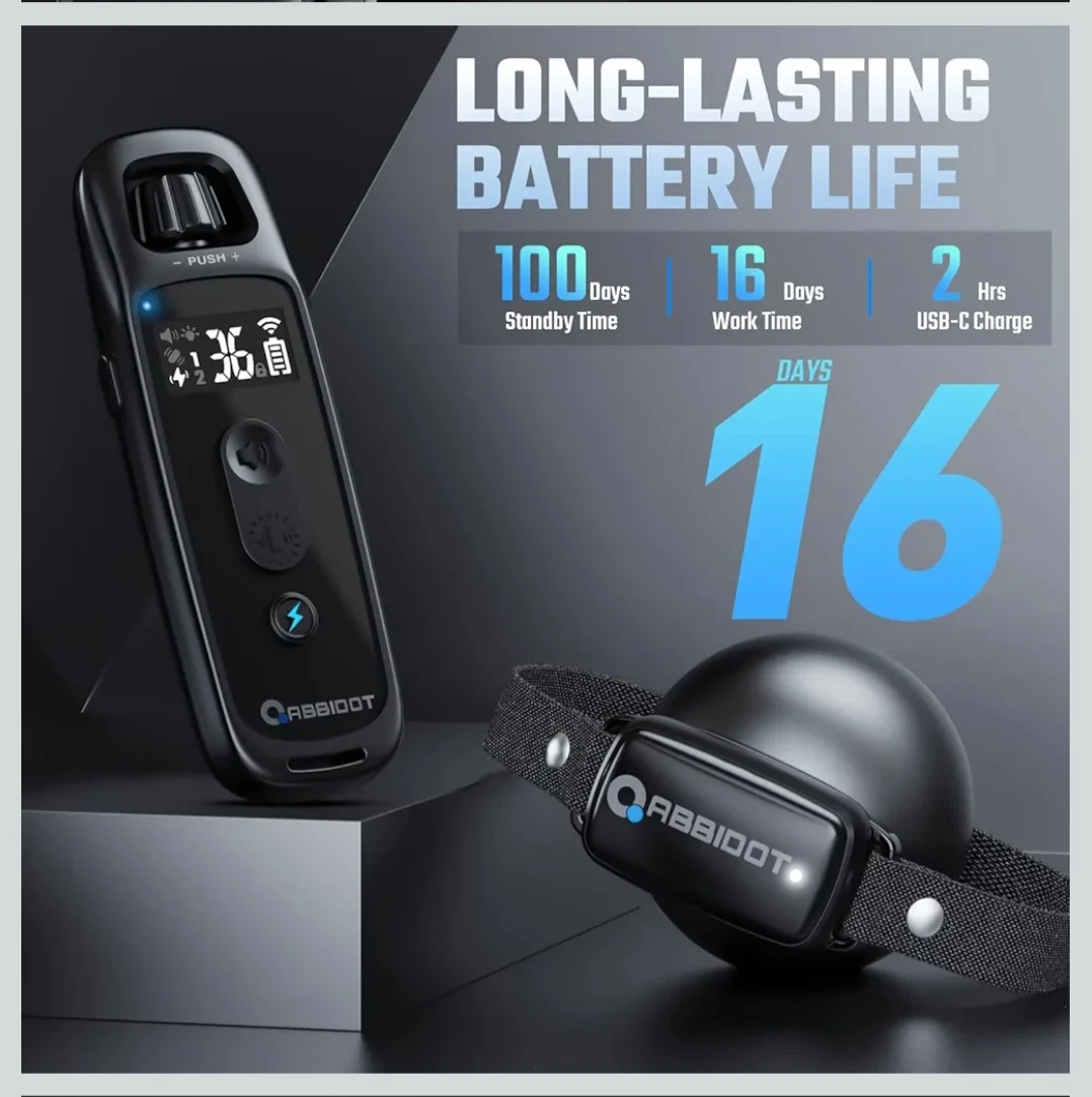 ABBIDOT 3300 Ft Dog Training Collar with Remote ..... - photo 4