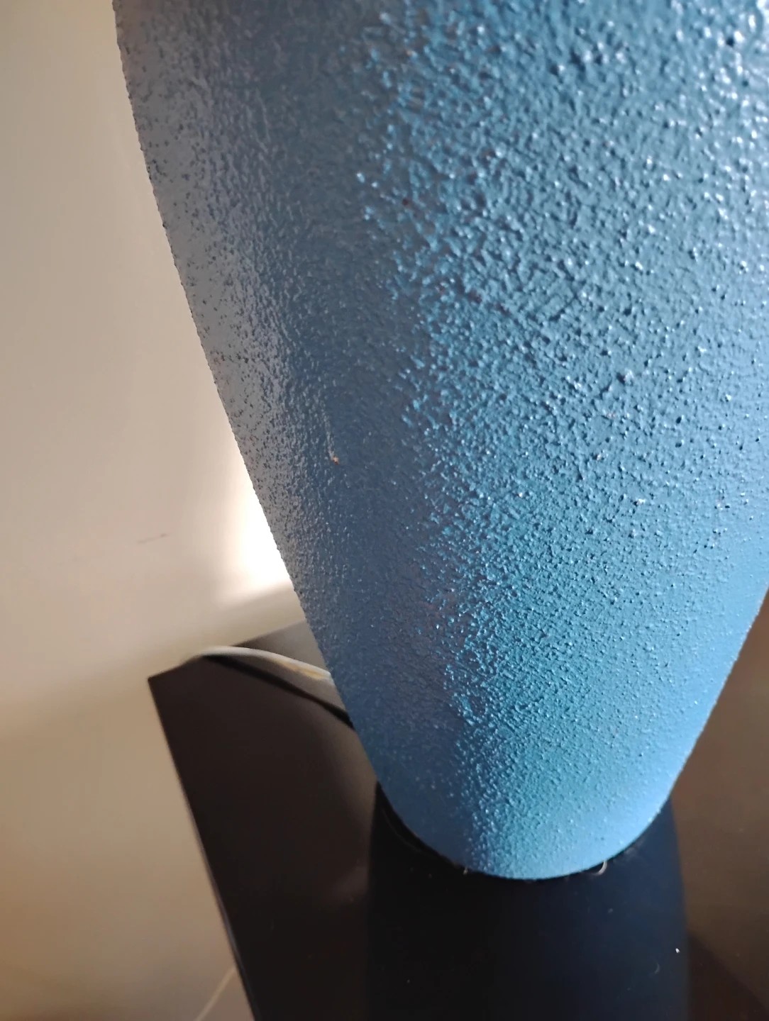 Blue Textured Table Lamp - photo 4