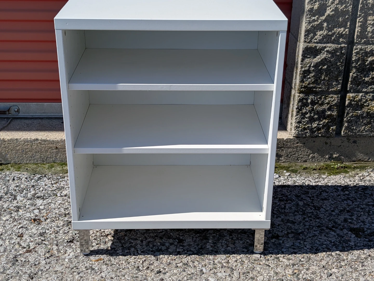 White 3-Shelf Storage Unit