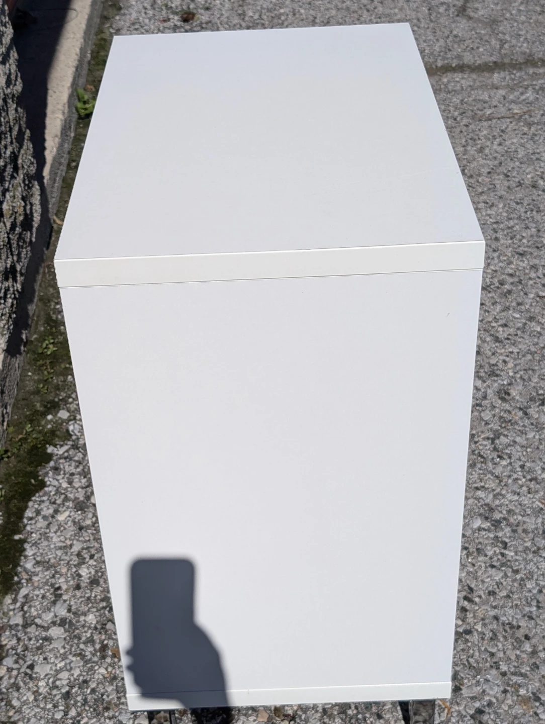 White 3-Shelf Storage Unit - photo 3