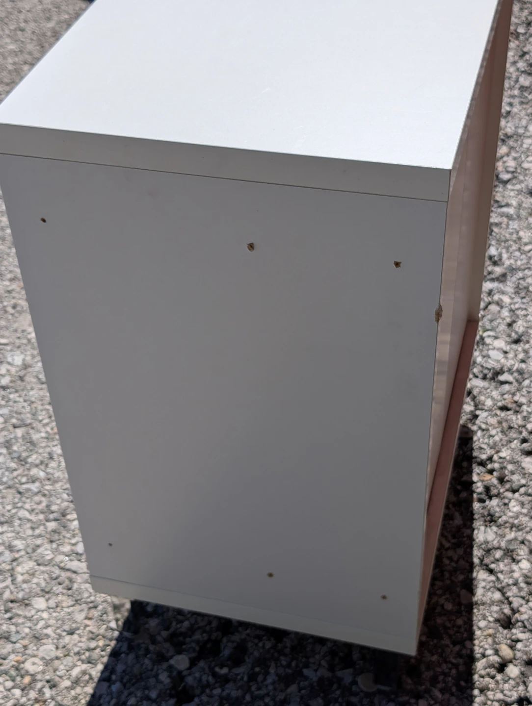 White 3-Shelf Storage Unit - photo 4