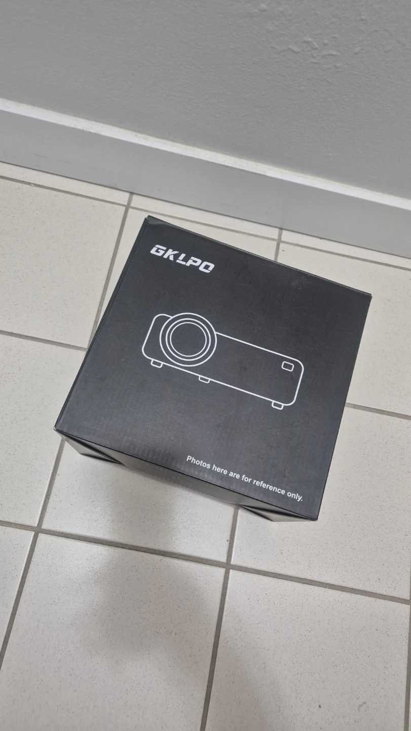 GKLPO Mini Projector + 80” Projector Screen