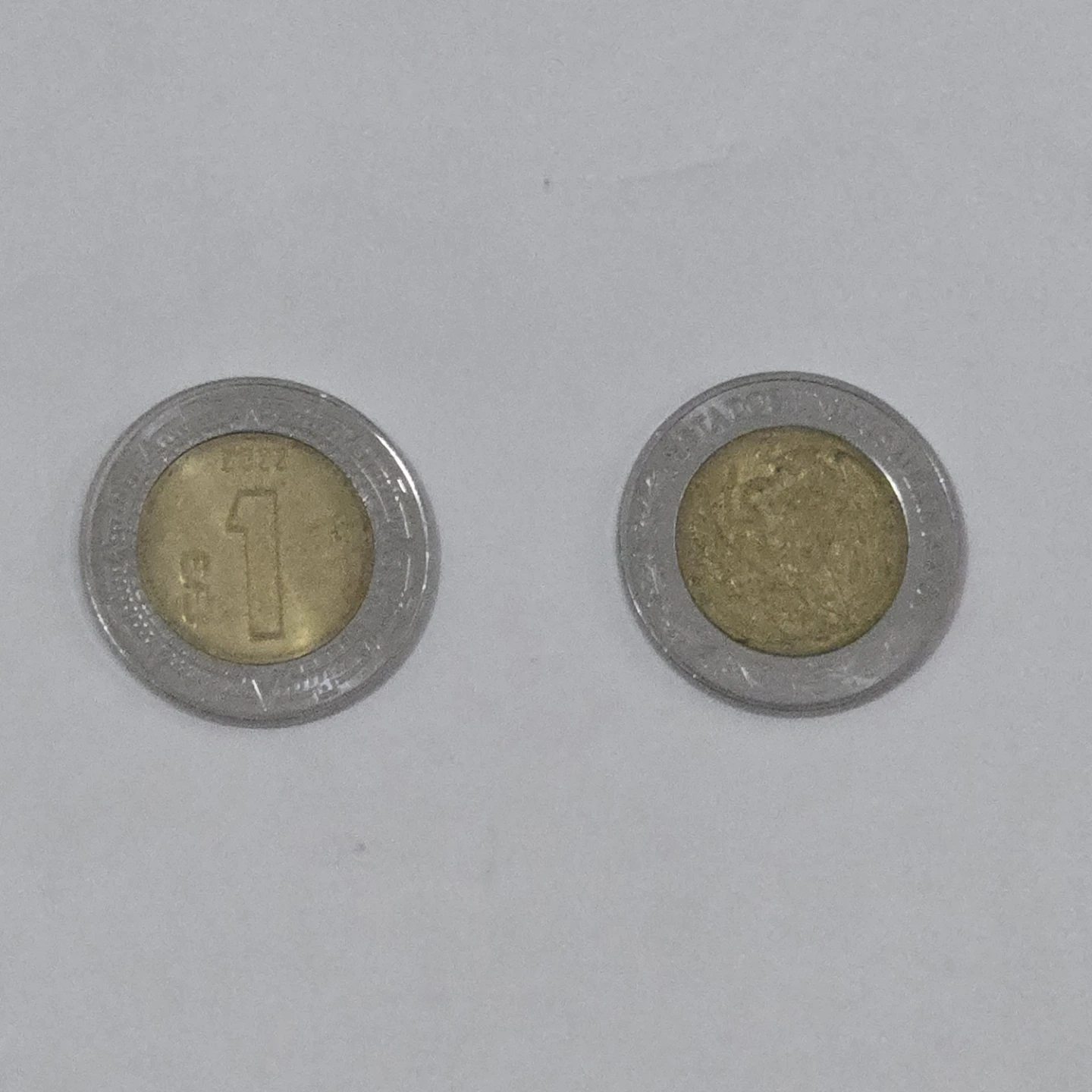 Two 1 Pesos Coins