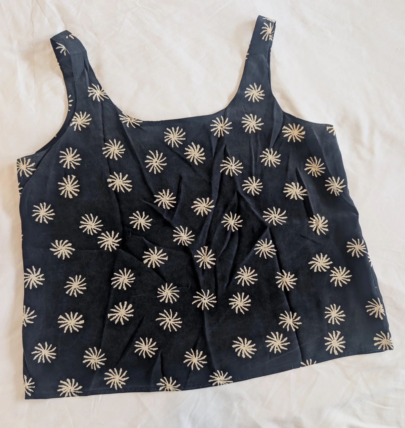 Silk tank top