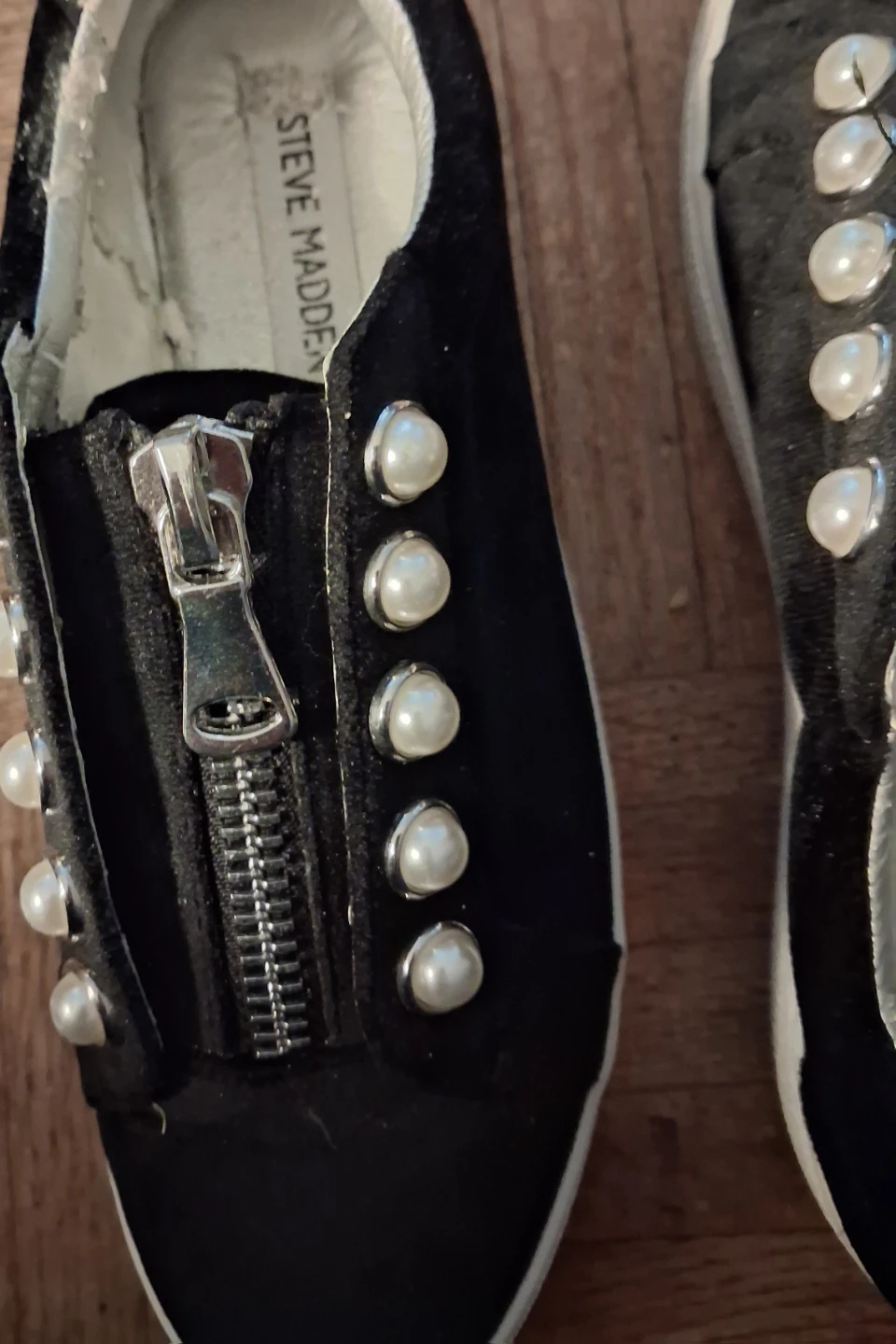 Steve Madden "Lynn" Black Platform Sneakers - photo 3