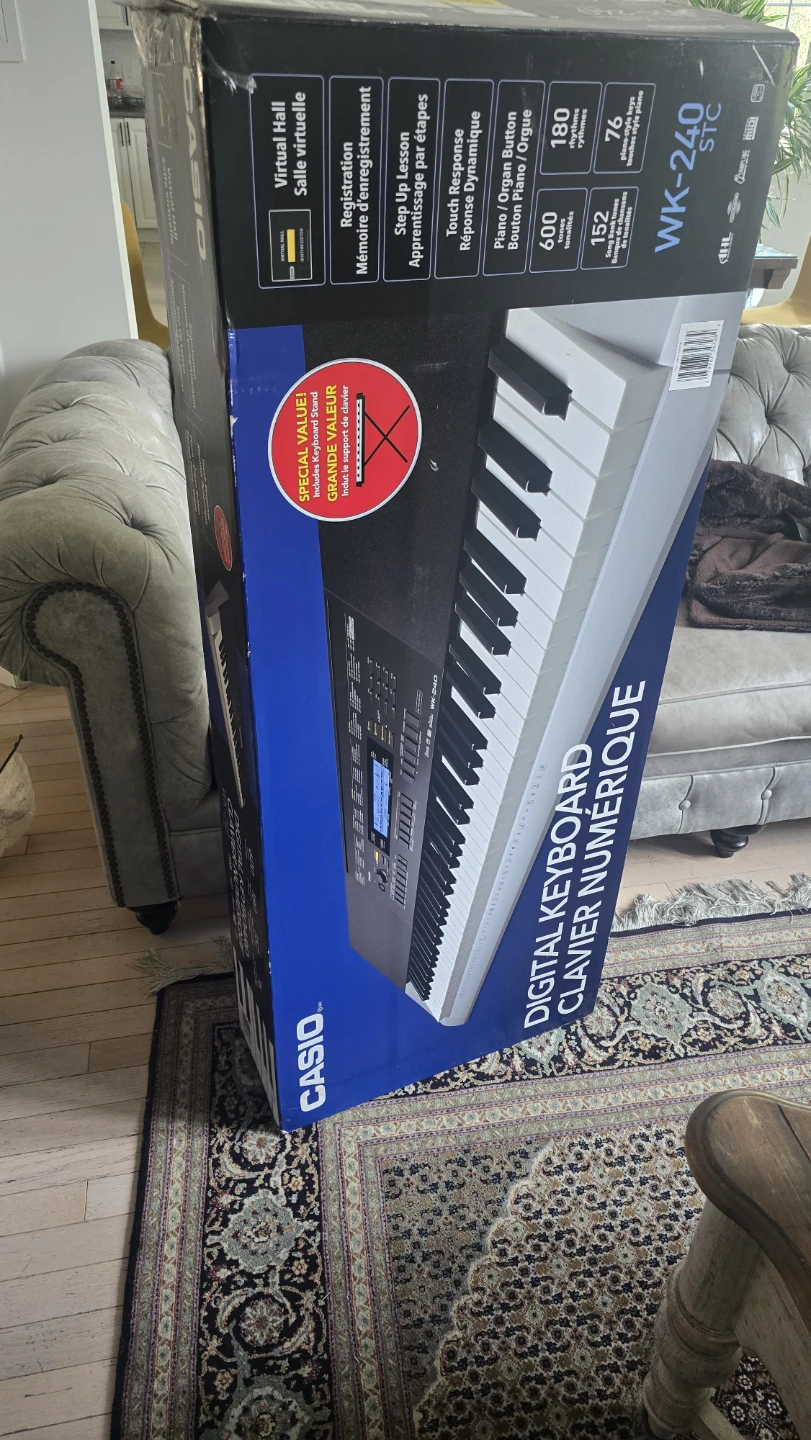 Casio WK-240 Digital Keyboard - photo 3