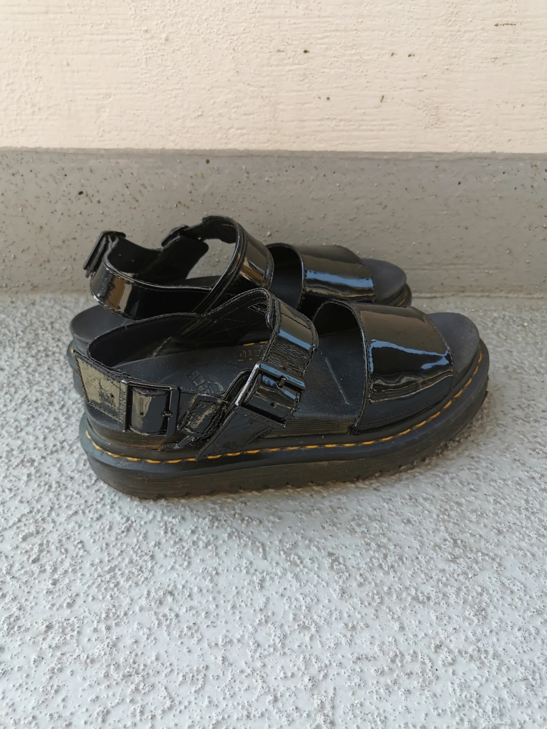 Dr. Martens Voss Leather Platform Sandals - Women's Size 8 - photo 5