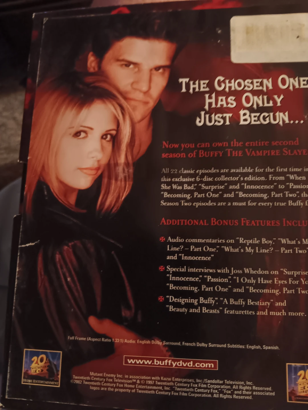 Buffy the Vampire Slayer: The Complete Second Season DVD - photo 2