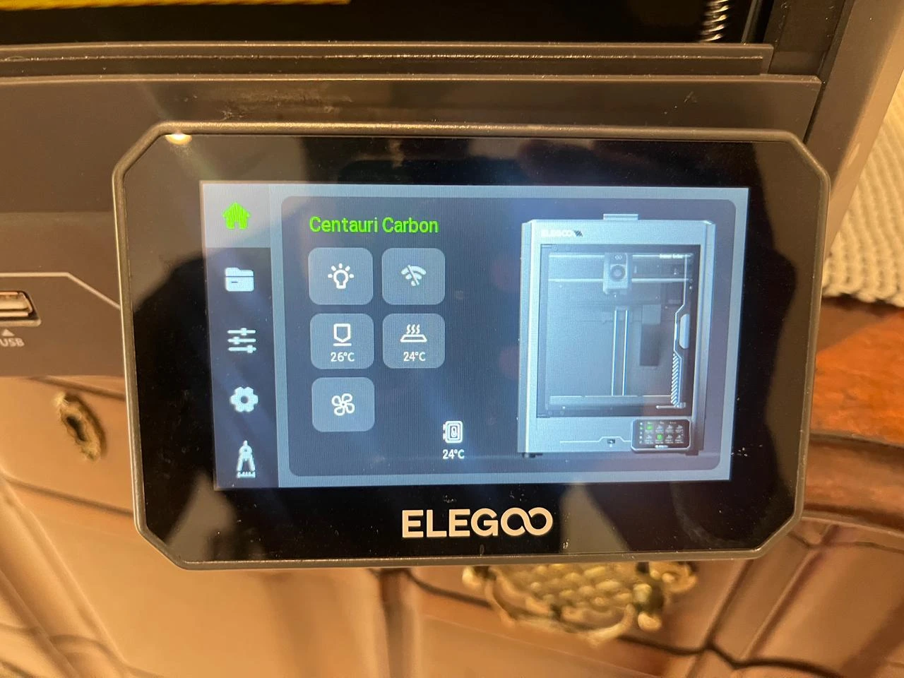 Elegoo centauri carbon 1 brand new with filament - photo 3