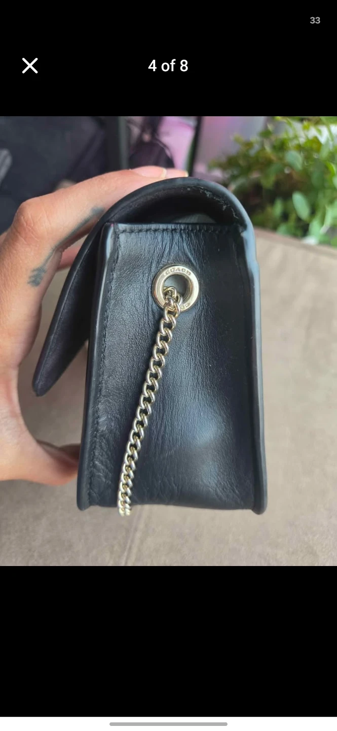 Coach Black Leather Shoulder Bag - photo 4