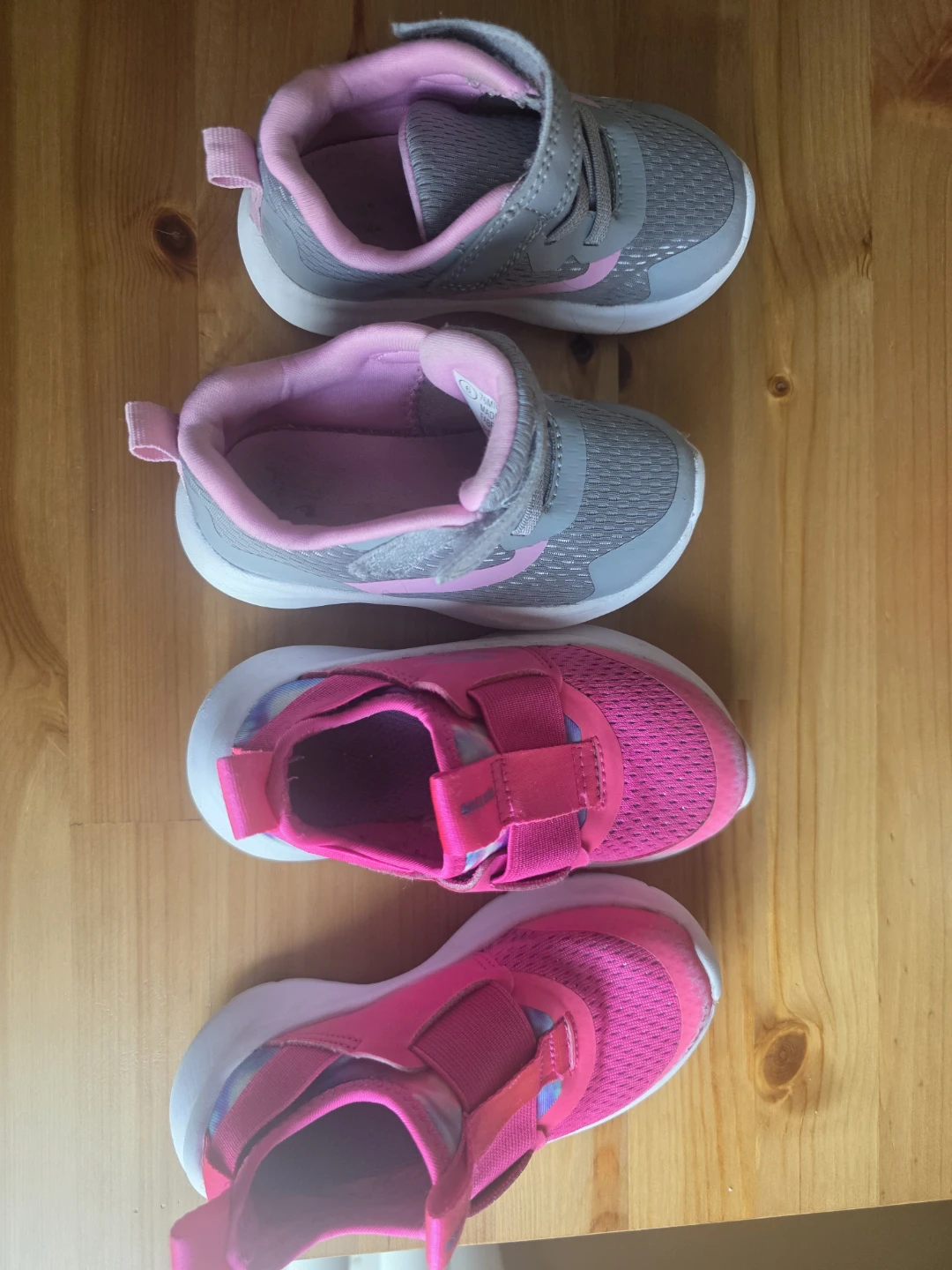 Pink and Grey Toddler Shoes - photo 2
