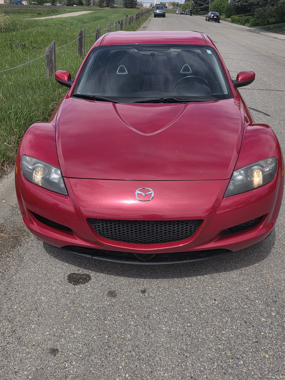 Red Mazda RX-8 Sports Car - photo 3