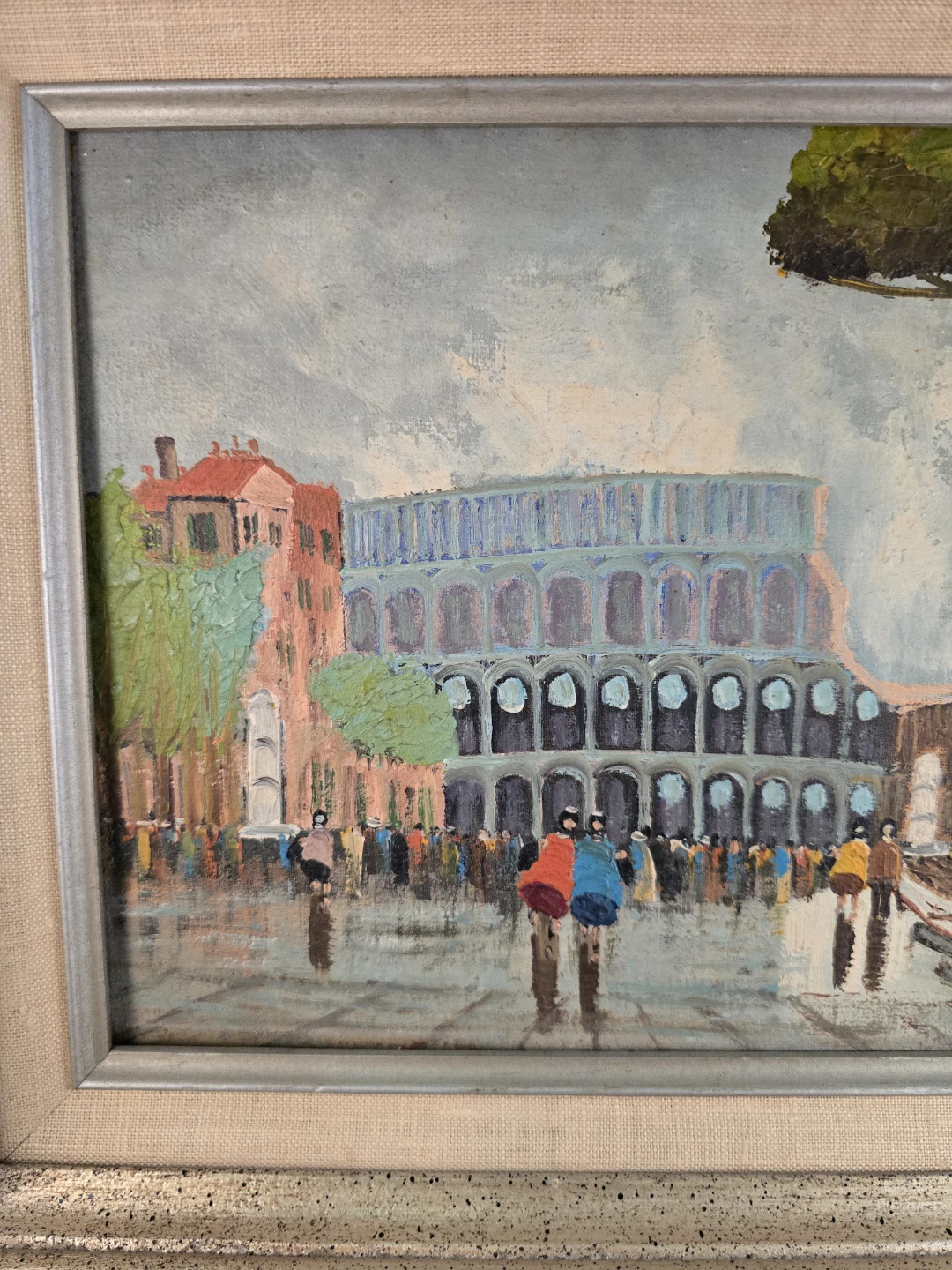 Framed Painting of the Colosseum in Rome - photo 4