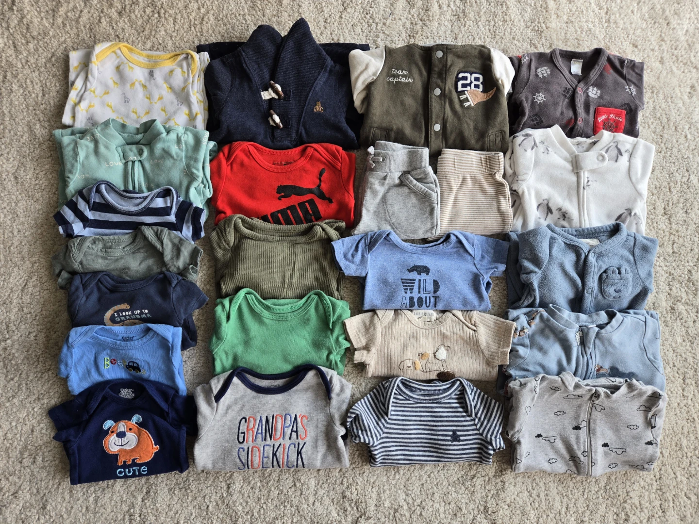 Newborn and 0 - 3 months Baby Clothes Bundle