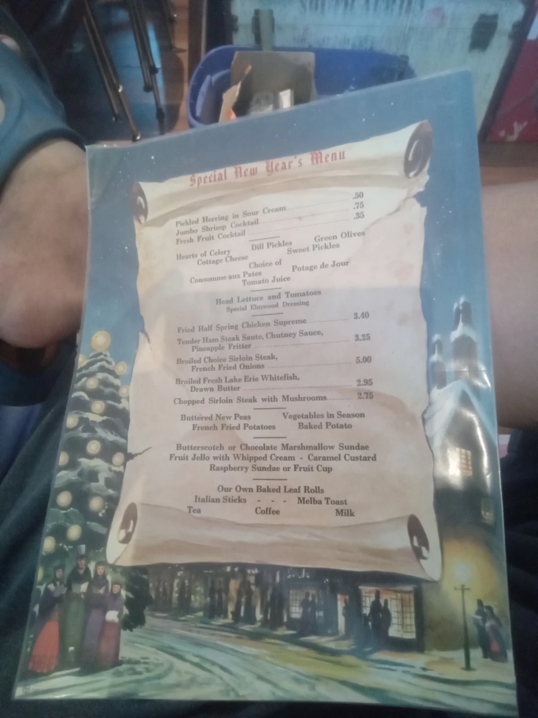 Special New Year's Menu