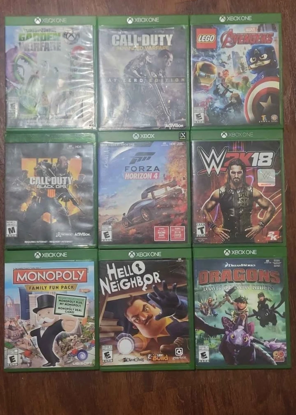 Xbox disc games 10$ each 75$ for all