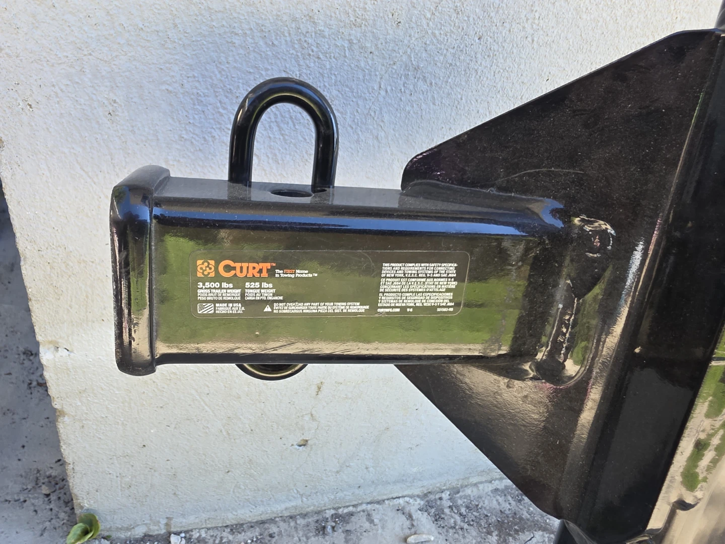 GMC & CHEVROLET CURT Class 3 Hitch Receiver 3500 lbs 525 lbs