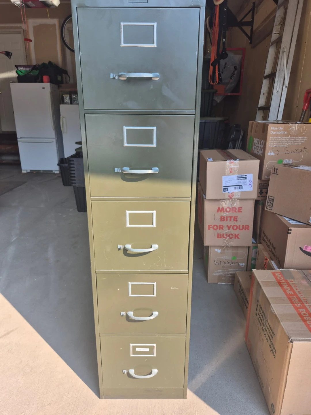 5-Drawer Metal Filing Cabinet