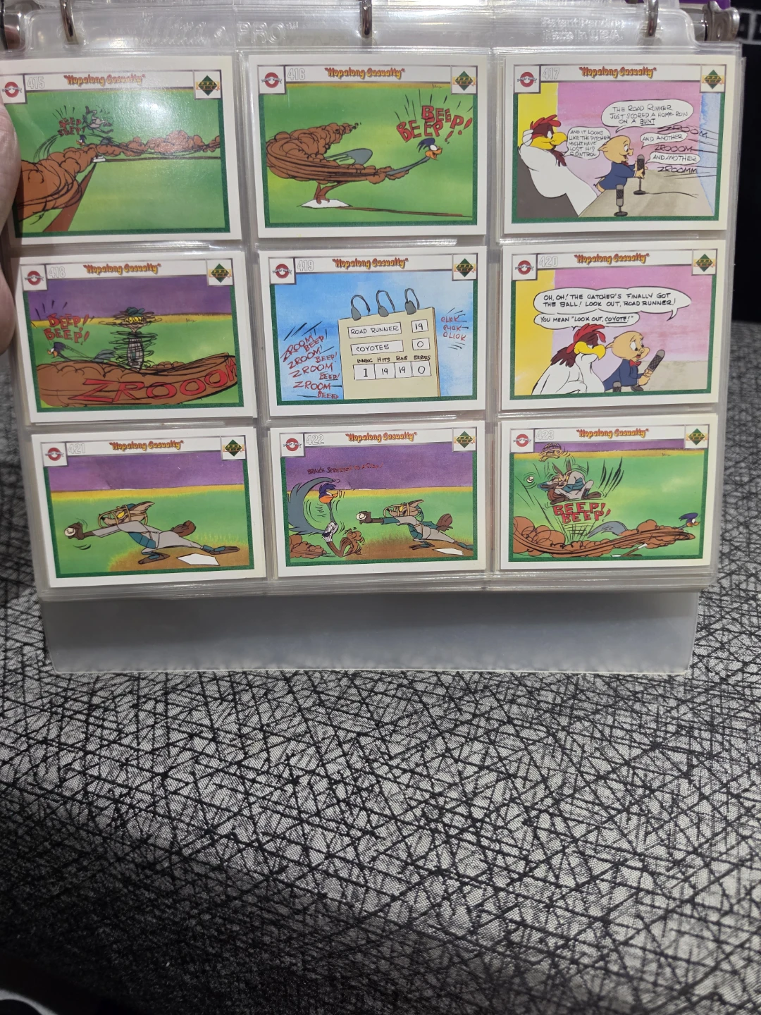 Looney Tunes Baseball Trading Cards