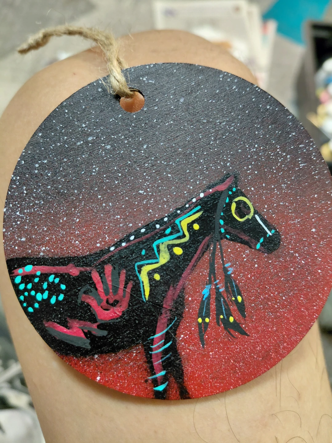 Wooden Horse Ornament - photo 5