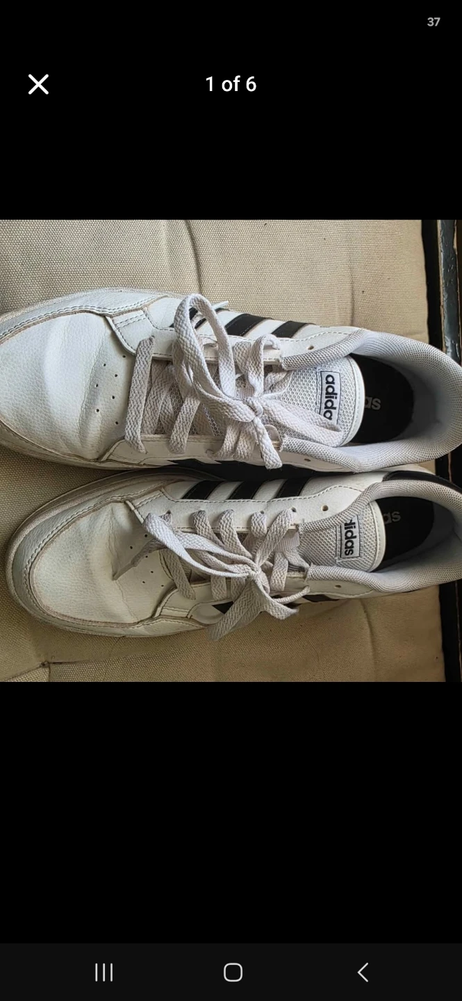 Adidas White Sneakers us 9.5