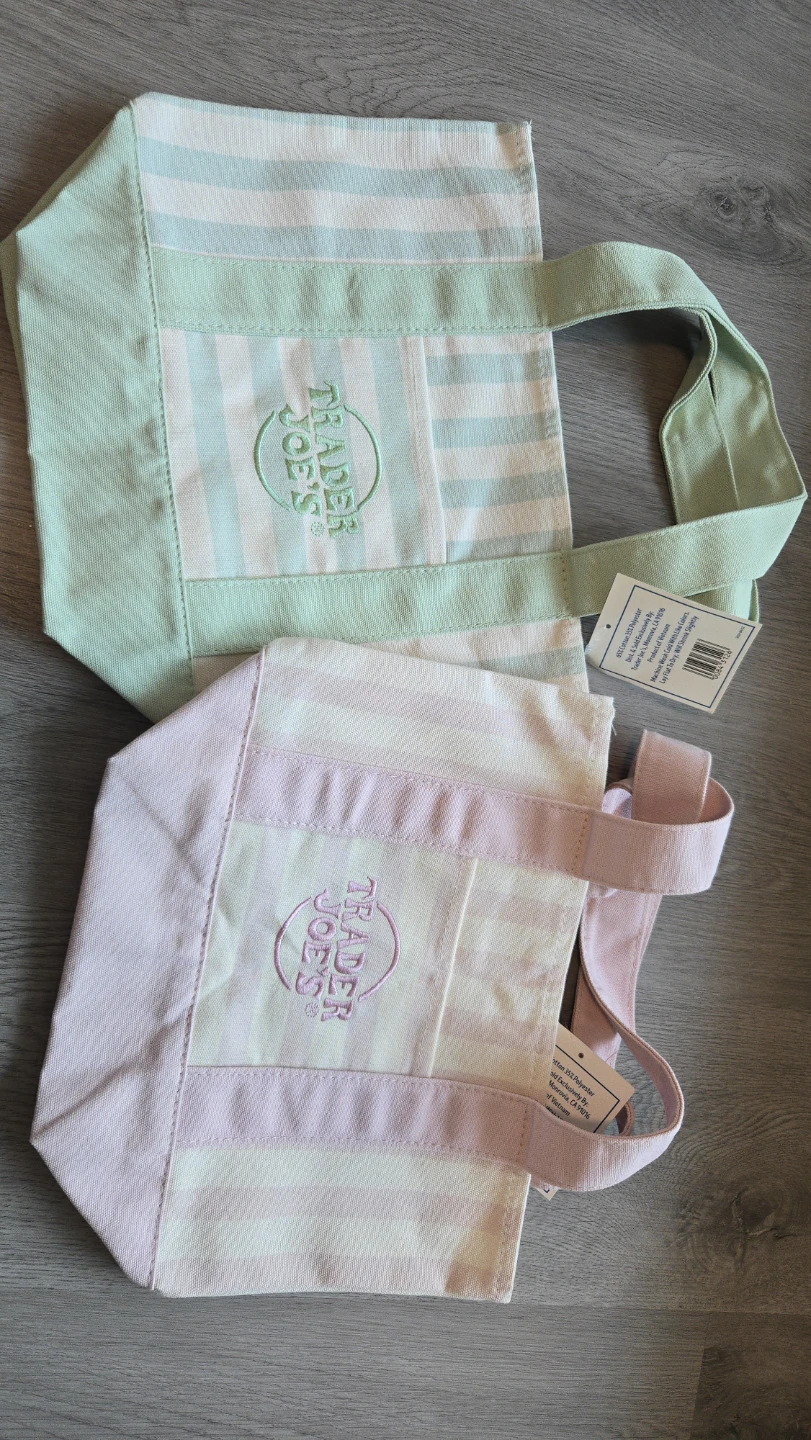 Trader joe mini canvas tote - photo 2