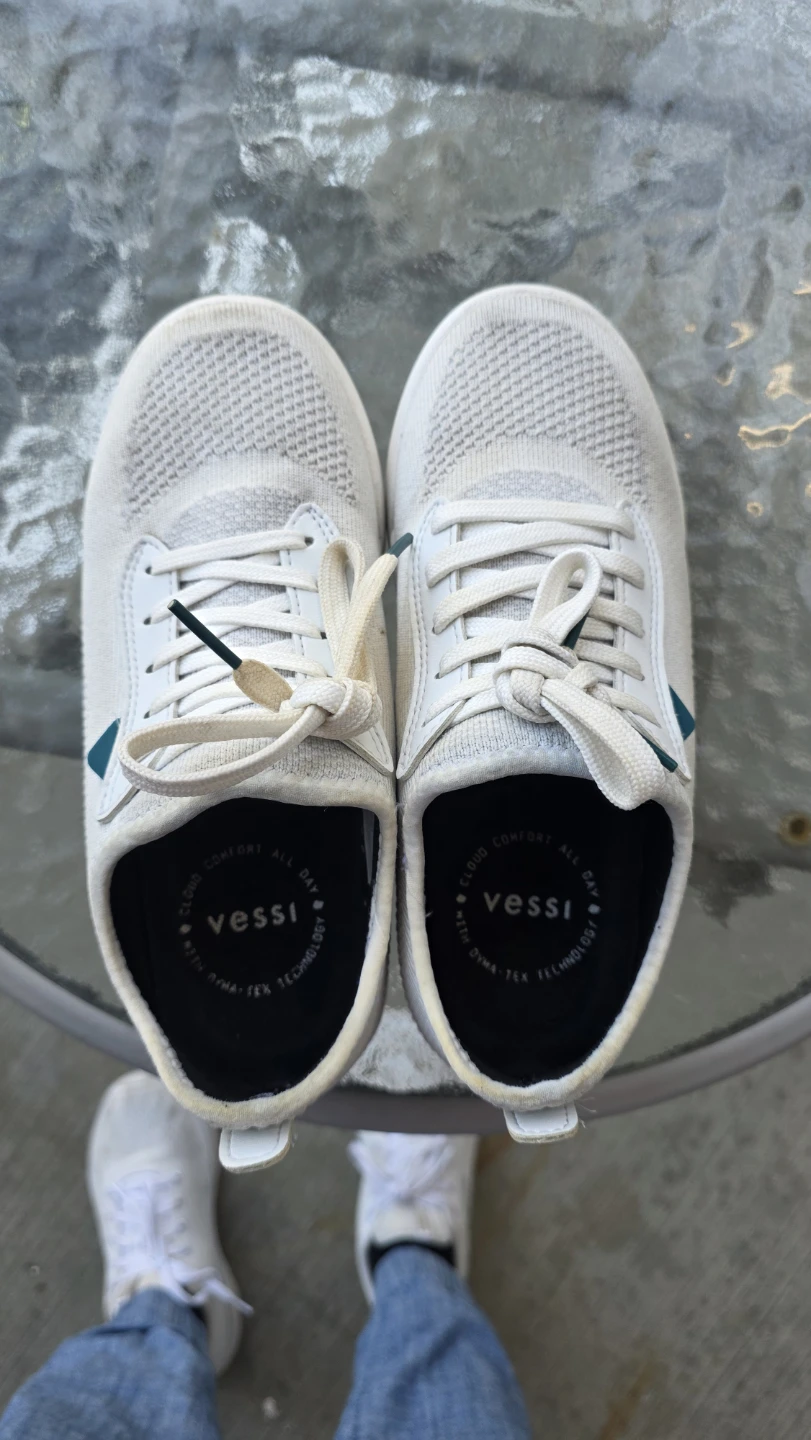 Vessi Shoes - White Knit