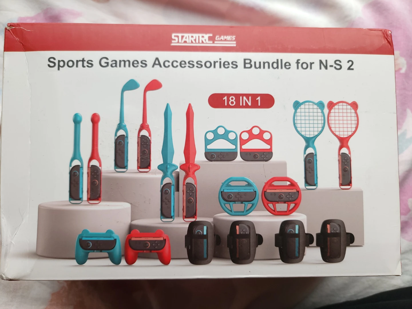 Nintendo Switch 2 Joy-Cons, Charging Grip & Sports Kit Bundle - photo 4