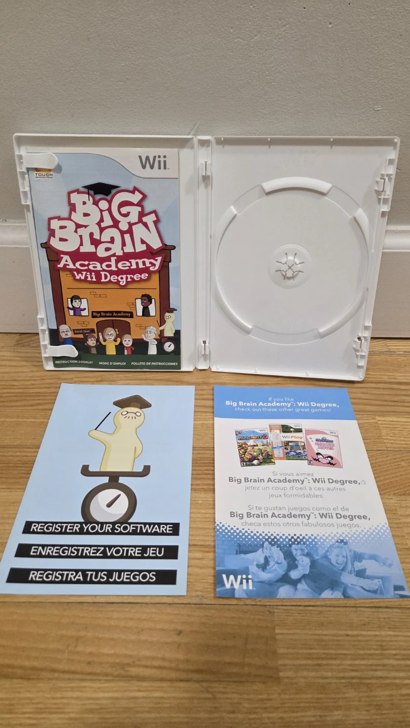 Case for Big Brain Academy, see description for pickup info