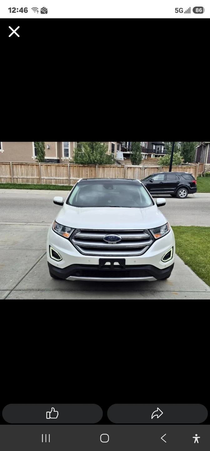 2016 FORD EDGE TITANIUM ACTIVE STATUS
