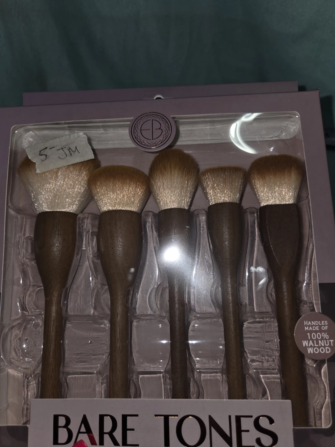 Bare Tones 5 Piece Wooden Makeup Brush Set - photo 4