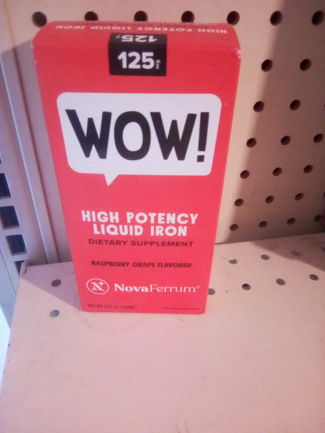 NovaFerrum WOW High Potency Liquid Iron 180ml