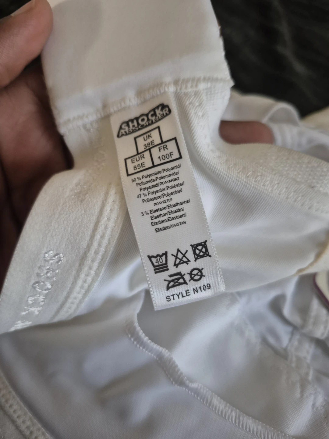 Shock Absorber White Sports Bra size 38E - photo 4