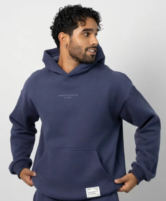 Affirmation Hoodie - Midnight Blue - photo 2