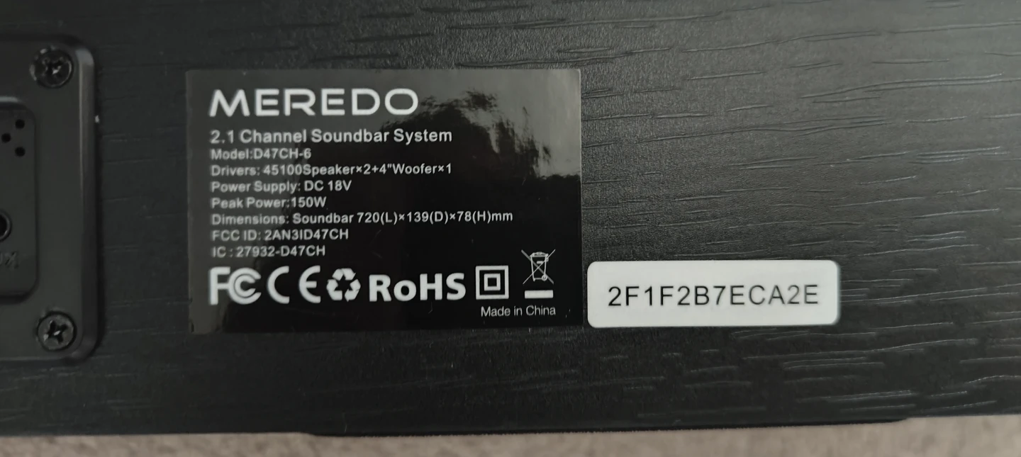 Meredo Soundbar - photo 5